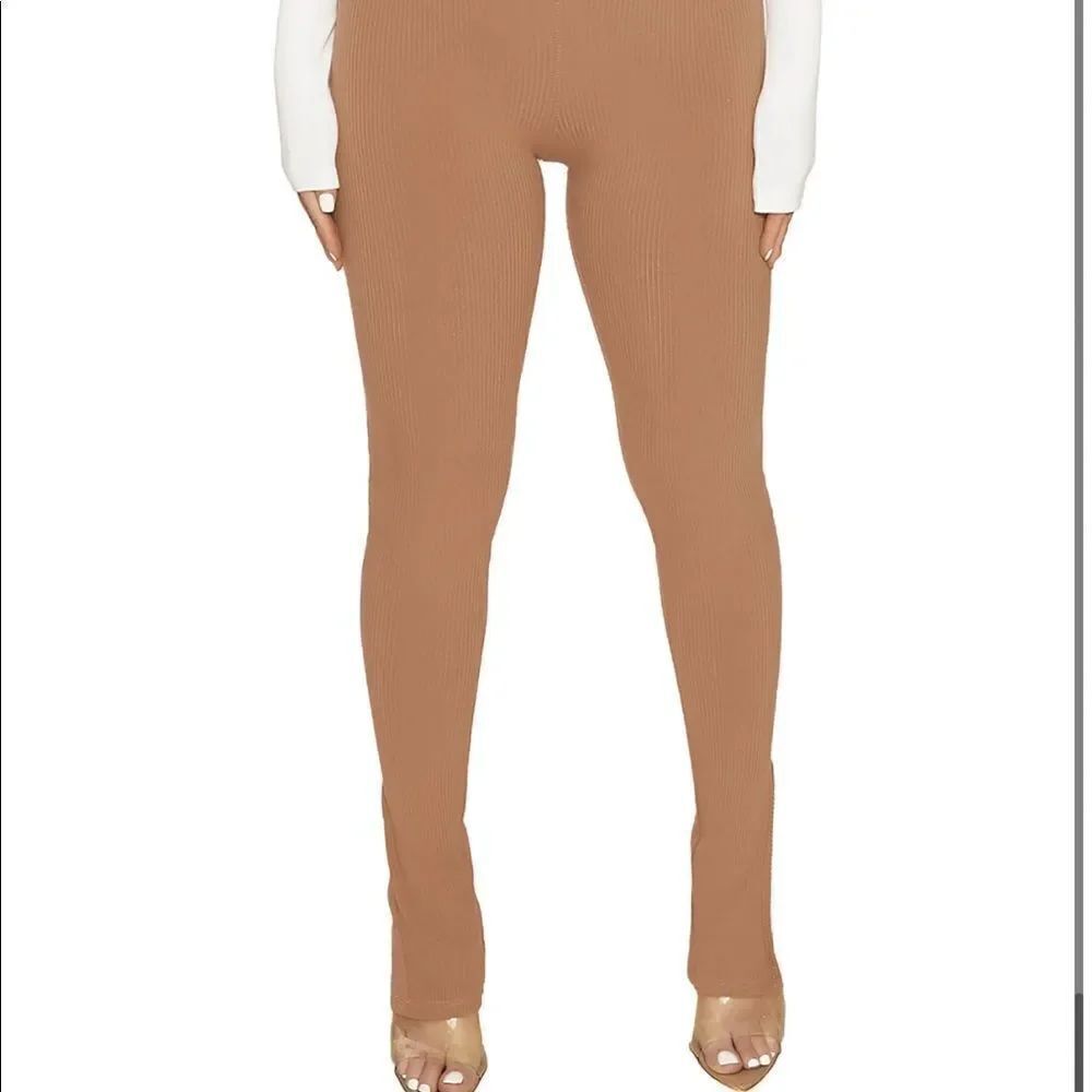 Naked Wardrobe Side Slit Leggings NWT